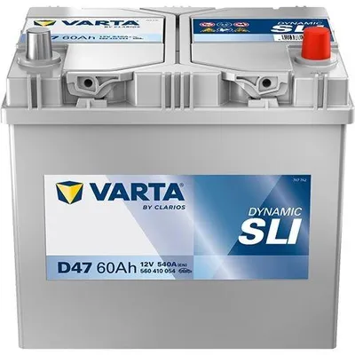 Imagen del producto de Batería de arranque para automóvil VARTA D47 Blue Dynamic, 12V, 60Ah, 540A, con las dimensiones 560 x 410 x 054
