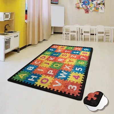 Produktbild von Bosdela Kinder- und Babyteppiche – Vielfältige Designvariationen für jeden Spielraum 100x160 cmPuzzle