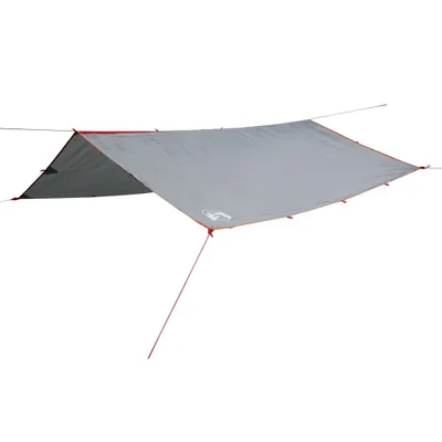 Obrázok produktu pre Kempingová plachta sivo-oranžová 500x294 cm vodotesná