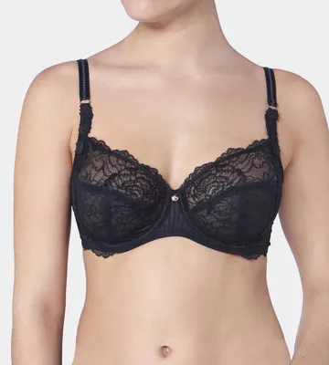 Produktbild von Triumph Damen Bügel-BH Peony Florale - BLACK - Größe 90E