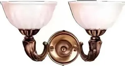 Image de Applique murale Applique murale Beige Lustre Applique murale Or Verre