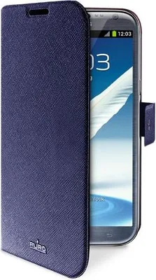 Produktbild von PURO GNOTE2BOOKSBLUE, Folio, Samsung, Galaxy Note 2, Blau
