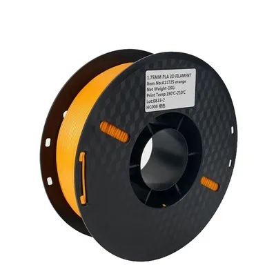 Image de Filament PLA, capacité 3KG, diamètre 175mm, 3 kg orange