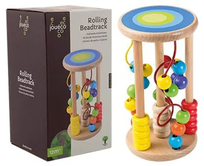 Produktbild von Jouéco Holz Kugelbahn Spielzeug - pädagogisch und bunt
