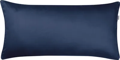 Produktbild von Schöner Wohnen Satin-Kissenbezug einzeln Pure Farbe navy Größe 40x80cm