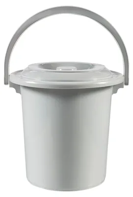 Image de Curver Toiletemmer 10L Lichtgrijs