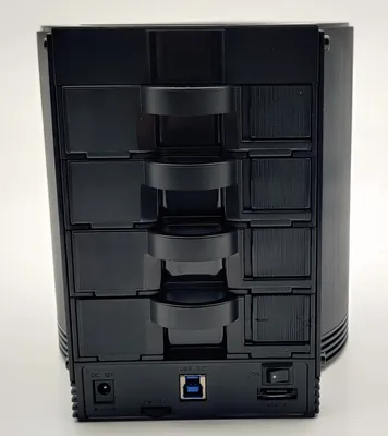 Produktbild von FANTEC SQ-35U3E-6G RAID schwarz 4x3,5  SATA HDD USB3.0 eSATA