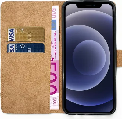 Produktbild von Handy Tasche für Xiaomi Redmi Note 12 Pro+ Schutzhülle Bookstyle Etui Klapphülle Wallet Flip Cover Case Schwarz