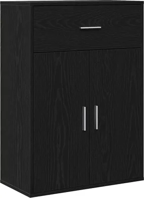 Immagine prodotto di Credenza Rovere Nero 60 x 30 x 84 cm Legno multistrato
