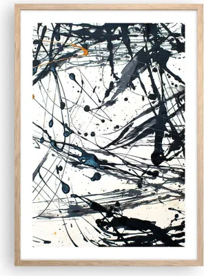 Produktbild von Gerahmtes Poster - Rahmen in heller Eiche - Abstraktion modern - 50x70 cm - Wand Bild - Wanddeko - Wandbilder - Wandposter - Bilderrahmen - Bilder - Kunstdruck - Wandbild - P2NPA50x70-3442