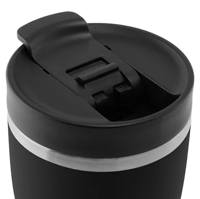Produktbild von PROFINO | Thermobecher, BARISTA, schwarz, 250 ml