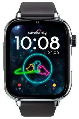 Produktbild von SaveFamily SaveWatch Plus 2, 4,7 cm (1.85"), AMOLED, Touchscreen, 16 GB, GPS, 55 g