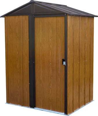 Zdjęcie produktu dla Szopa Spacemaker Woodlake o wyglądzie drewna 151 x 122 x 198 cm (szer. x gł. x wys.)