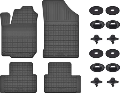 Produktbild von Gummimatten Mit Stoppern Für: Citroen C3 Ii (2009-2016) Schwarz Set