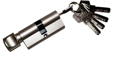 Produktbild von Knaufzylinder 60mm Profilzylinder Zylinderschloss Knaufschloss mit 5 Schlüsseln