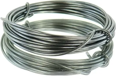 Produktbild von H & R Bastel - Aluminiumdraht Anthrazit rostfrei Ø 2 mm - 3 Meter