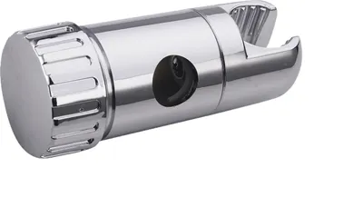 Obrázek produktu pro Posuvník, držák sprchy pro sprchovou lištu, posuvník pro nástěnnou lištu 18 mm, chrom