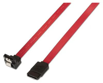 Productafbeelding van AISENS A130-0156, 0,5 meter, SATA III, SATA 7-pins, SATA 7-pins, Mannelijk/mannelijk, Zwart, Rood