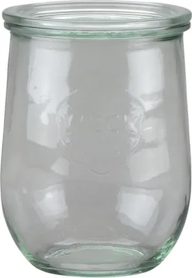 Produktbild von Tulpe-Glas "Cucinare" Rundrand 1,0 l Weck-Glas, Rundrand-Deckel