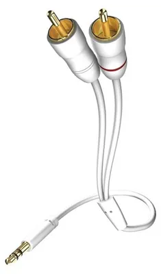 Immagine prodotto di Inakustik 0,5 m Cavo audio Star MP3, 3,5 mm, 2 x RCA, oro