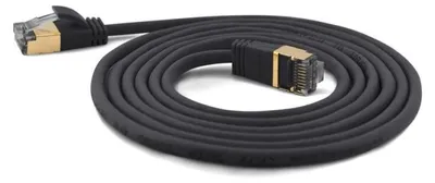 Obrázok produktu pre Wantec 7199 Wantec Patchkabel SSTP CAT7 Ste. CAT6a d=4mm 0,25m schwarz