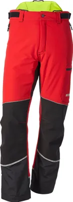 Produktbild von KOX Schnittschutzhose Stretch Elch 3.0 Rot/Gelb Größe 46 | Typ A