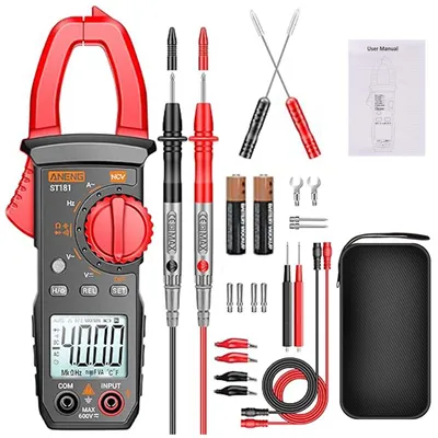 Digitales Zangenamperemeter 4000 Counts True-RMS AC/DC
