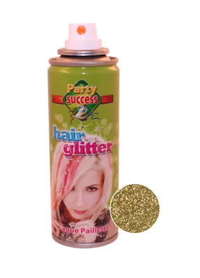 Produktbild von Eulenspiegel Glitzer Haarspray Gold 125ml Dose