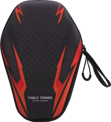 Image de Couverture de pagaie de tennis de table Coque dure imperméable, haute performance, support supplémentaire, jusqu'à 2 raquettes Housse B