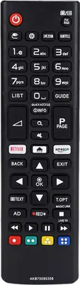 Produktbild von docooler Universal-Fernbedienung AKB75095308 für LG TV LED LCD-Fernseher Smart Remote Replacement Controller【Schwarz】
