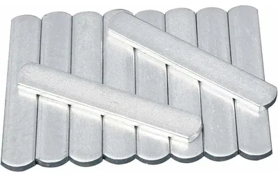 Produktbild von Gewichtsweste mit Stahlplatten, verstellbarem, rostfreiem Krafttrainingsgewicht, langer Stahlplatte mit rundem Kopf zum Beladen der Beinschützer.