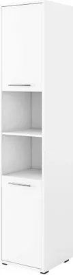 Produktbild von Furniture24 Beischrank Concept PRO CP8 Schrank Hochschrank für Wandbetten 2 Türen Weiß