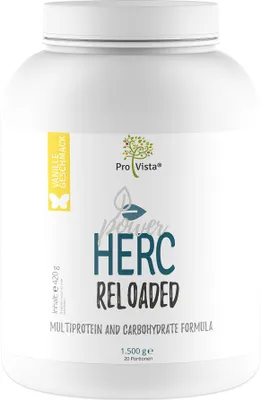 Produktbild von ProVista Herc Kohlenhydrat Eiweiss Mix - 1,5kg Vanille