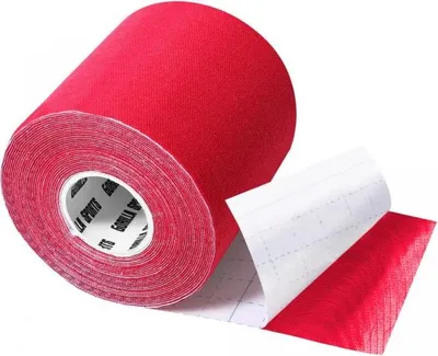 Obrázok produktu pre Gorilla Sports Tejpovacia páska, červená, 7,5 cm