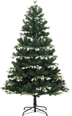 Obrázok produktu pre vidaXL Umelý vianočný stromček Skladací zasnežený 210 cm