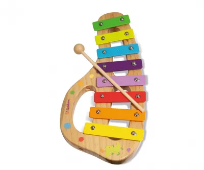 Immagine prodotto di Eichhorn Musik Xylophon, 8 Töne, Musikinstrument, Instrument, Kinder, Holzspielzeug, Holz, 100003482