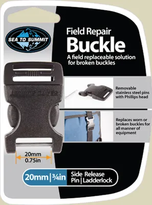 Produktbild von Sea To Summit 1 Pin 20mm Side Release Buckle Black 0