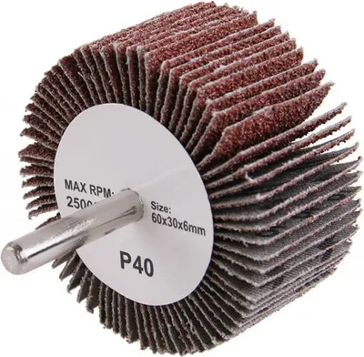 Immagine prodotto di Disco lamellare Molatrade 60 x 30 mm Ø 6 mm P40 sul gambo