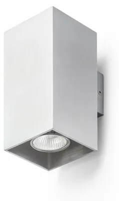 Zdjęcie produktu dla Lampa ścienna AGATE II szczotkowane aluminium 230V GU10 2x35W