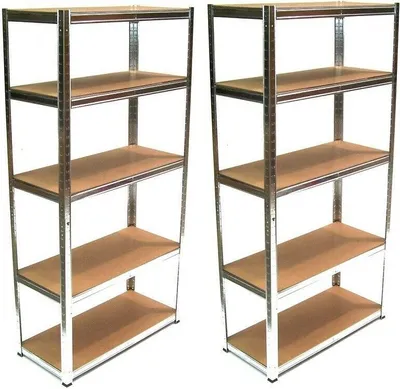 Productafbeelding van 2x Legbord voor archiefdozen, model 56200, zwaar belastbaar, steekbaar, geschikt voor archiefdozen, werkplaats, kelder