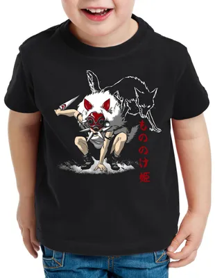 Produktbild von style3 Mononoke Wolf Kinder T-Shirt manga anime cosplay japanisch