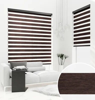 Produktbild von PREMIUM DOPPELROLLO BH16 DUNKELBRAUN mit Alu Kassette (55x220 cm, Kassettenfarbe: silber matt)