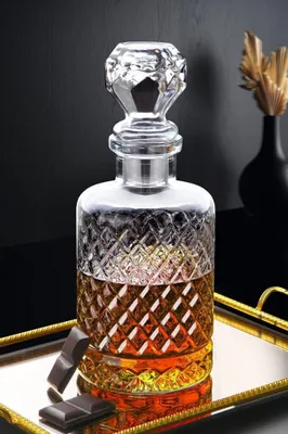 Produktbild von Hermia Concept, MRT-R-KarafŞişe, Flasche, 100 % GLAS, Mehrfarbig, 11 x 11 x 27,5 cm