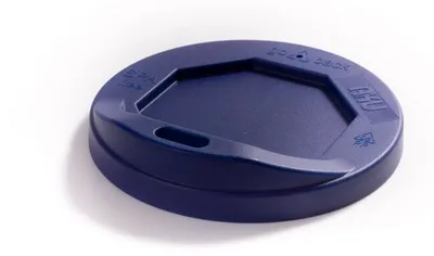 Produktbild von AKU® Deckel mit Trinköffnung für To Go Becher aus Kunststoff, Mehrweg, blau