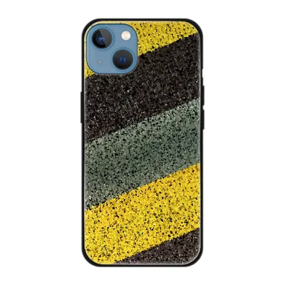 Produktbild von König Design Hülle kompatibel mit Apple iPhone 13 Kunststoff Soft Handyhülle - Handy Case Streifen Abstrakt