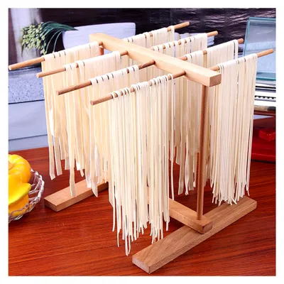 Produktbild von Klappbarer Nudeltrockner für Spaghetti und frische Pasta, multifunktionales Küchenzubehör
