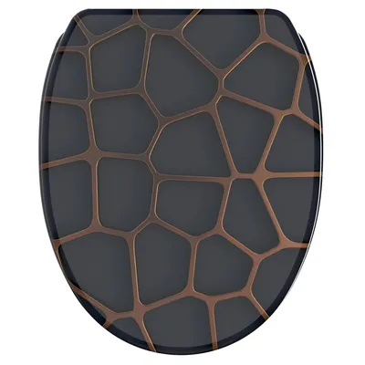 Produktbild von SANILO® WC-Sitz mit Absenkautomatik und Schnellverschluss Mesh, Toilettendeckel direkt vom Hersteller, Klodeckel, Klobrille, WC Deckel, WC Brille