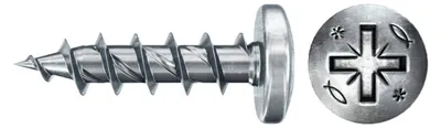 Zdjęcie produktu dla fischer PowerFast II 4,5x30 Pan Head blvz z pełnym gwintem PZ 200 sztuk, 670337
