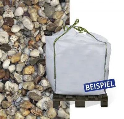 Produktbild von Quarzkies Naturkies 8-16mm, 600kg Sack für dekorative Gartengestaltung
