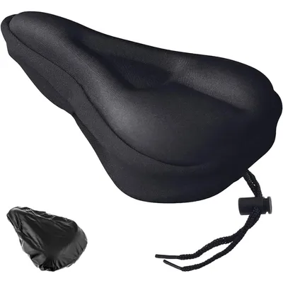 Produktbild von Sattelbezug Gelüberzug für den Fahrradsitz Cycle Sattelbezüge mit wasserdichter Sattelschutz Polstersattelüberzug Perfekte für Männer, Frauen und Kind